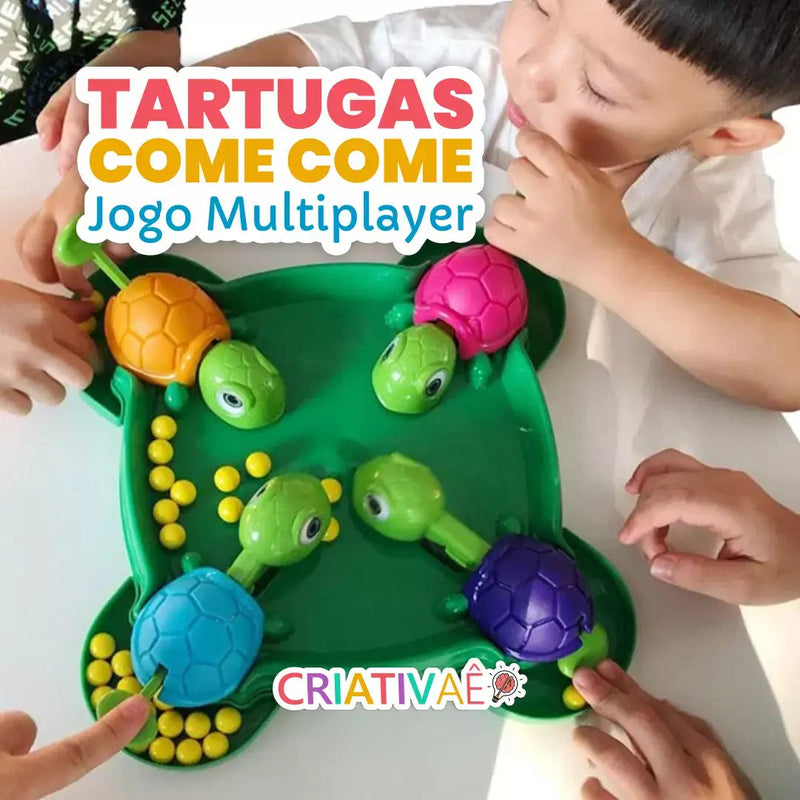 Tartugas Come Come- Jogo Multiplayer Tartarugas Come Come + Brinde Exclusivo Criativaê 